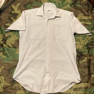 Vintage 60's Sears Roebuck perma prest cotton poly shirt